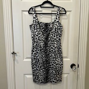 White House/Black Market Animal Print Dress. Size 8